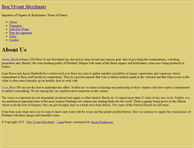Tablet Screenshot of bonvivantmerchants.com